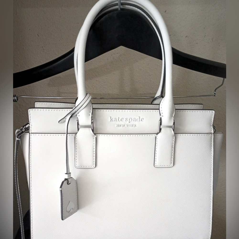 Brand new Kate Spade handbag white leather